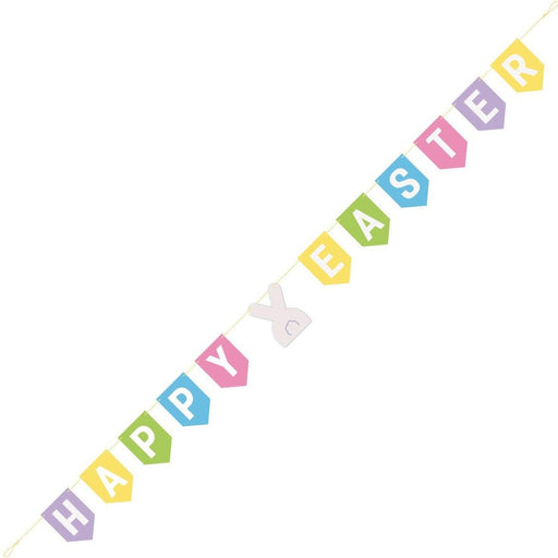 2.13m Happy Easter Pennant Banner - Everything Party
