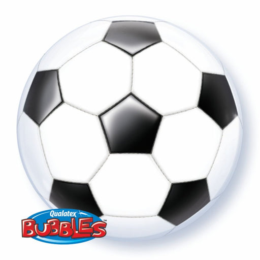 22" Qualatex Bubbles Soccer Ball Balloon - Everything Party