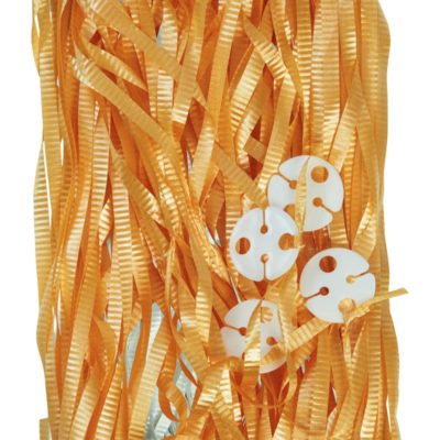25pk Gold Pre - Cut Clipped Curling Balloon Ribbons - Everything Party