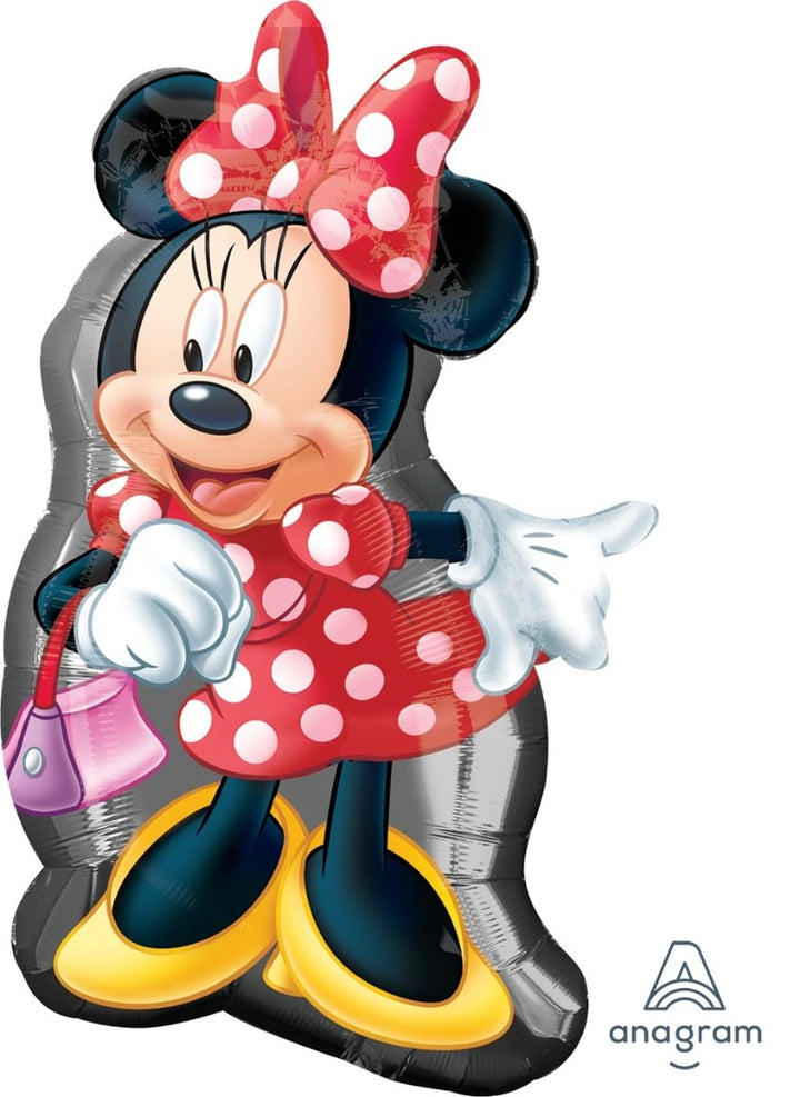 28" Anagram Licensed Minnie Mouse Full Body SuperShape Foil Balloon - Everything Party