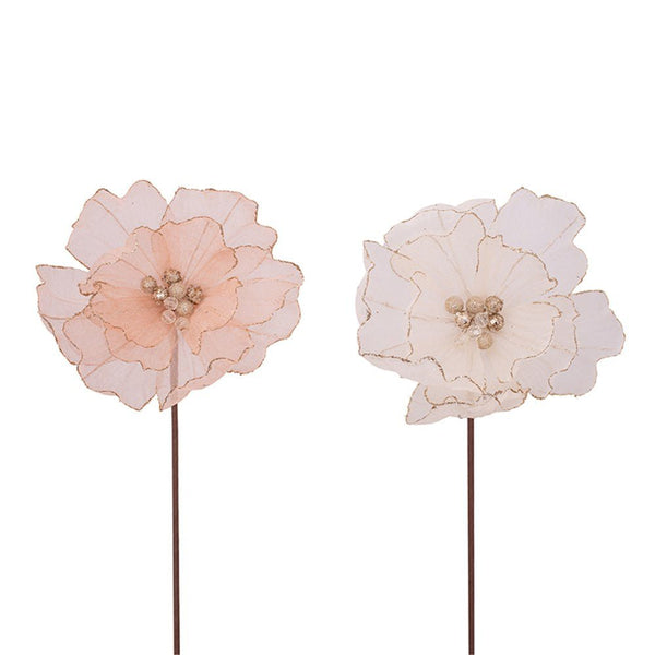 28cm Artificial Magnolia with Long Stem - Everything Party