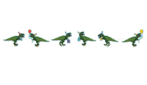 2m Dinosaur Cutouts Garland Bunting - Everything Party