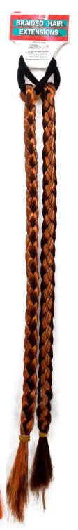 2pk Long Braided Hair Extension - Brown - Everything Party
