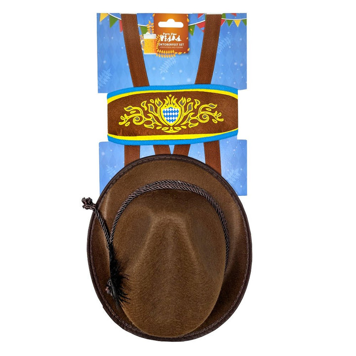 2pk Oktoberfest Lederhosen Instant Dress Up set - Everything Party