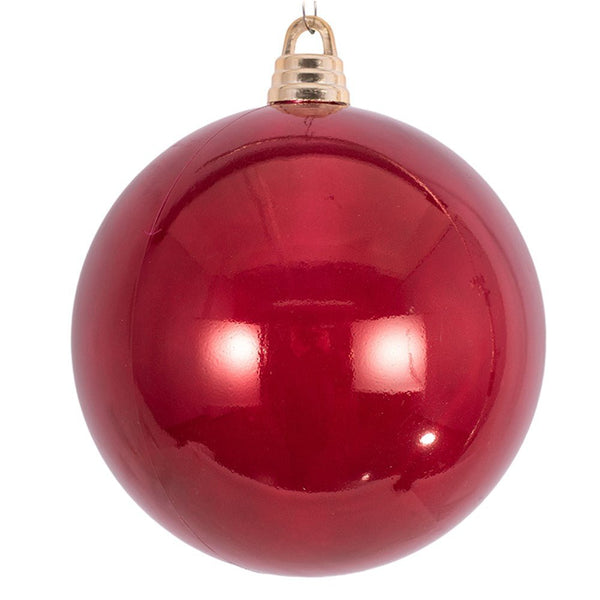 30cm Giant Pearl Red Bauble Tree Ornament - Everything Party