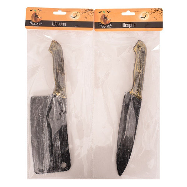 30cm Plastic Halloween Knife & Cleaver - Everything Party