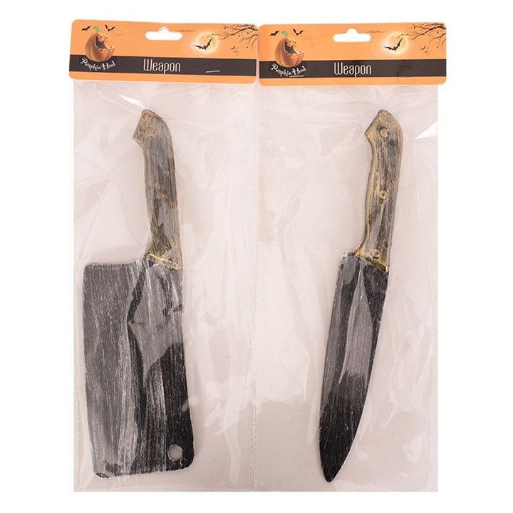 30cm Plastic Halloween Knife & Cleaver - Everything Party