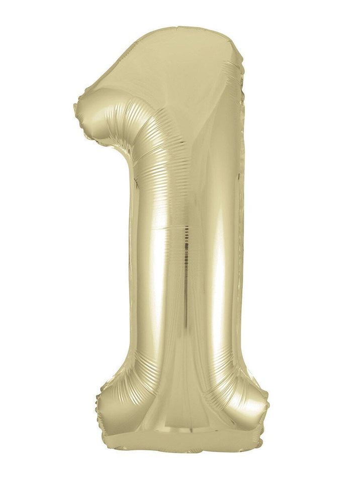 34" Jumbo Number Foil Balloon - Number 1 ( 16 Colours ) - Everything Party