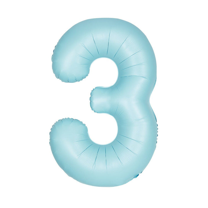 34" Jumbo Number Foil Balloon - Number 3 ( 16 Colours ) - Everything Party