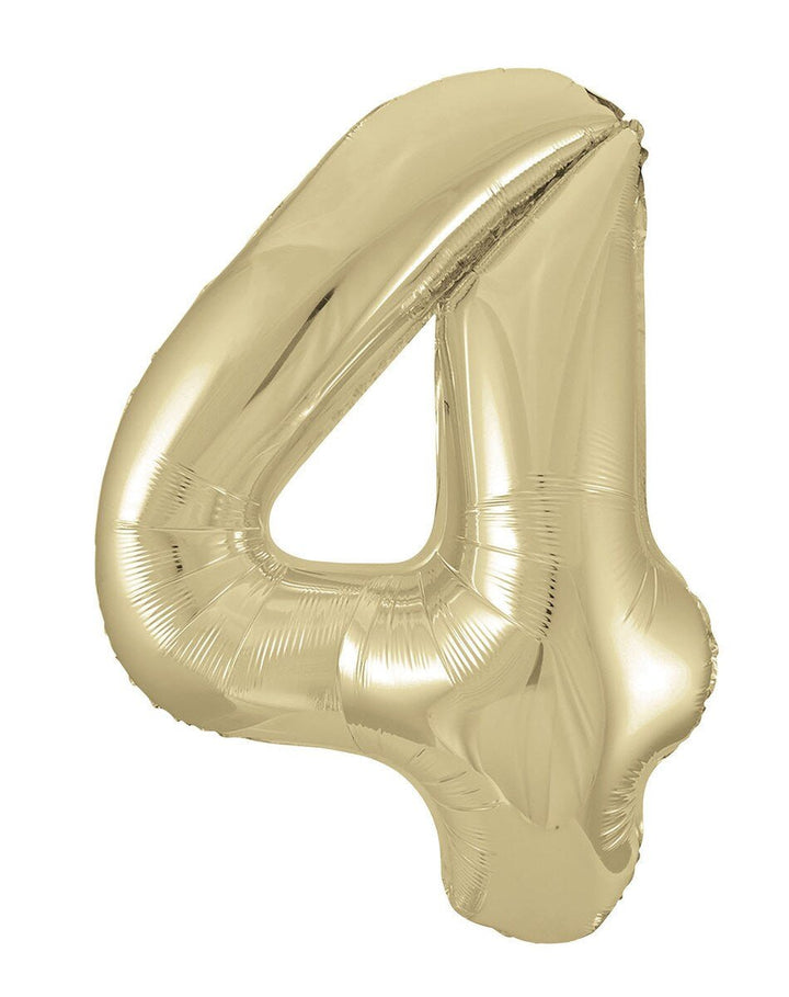 34" Jumbo Number Foil Balloon - Number 4 ( 16 Colours ) - Everything Party