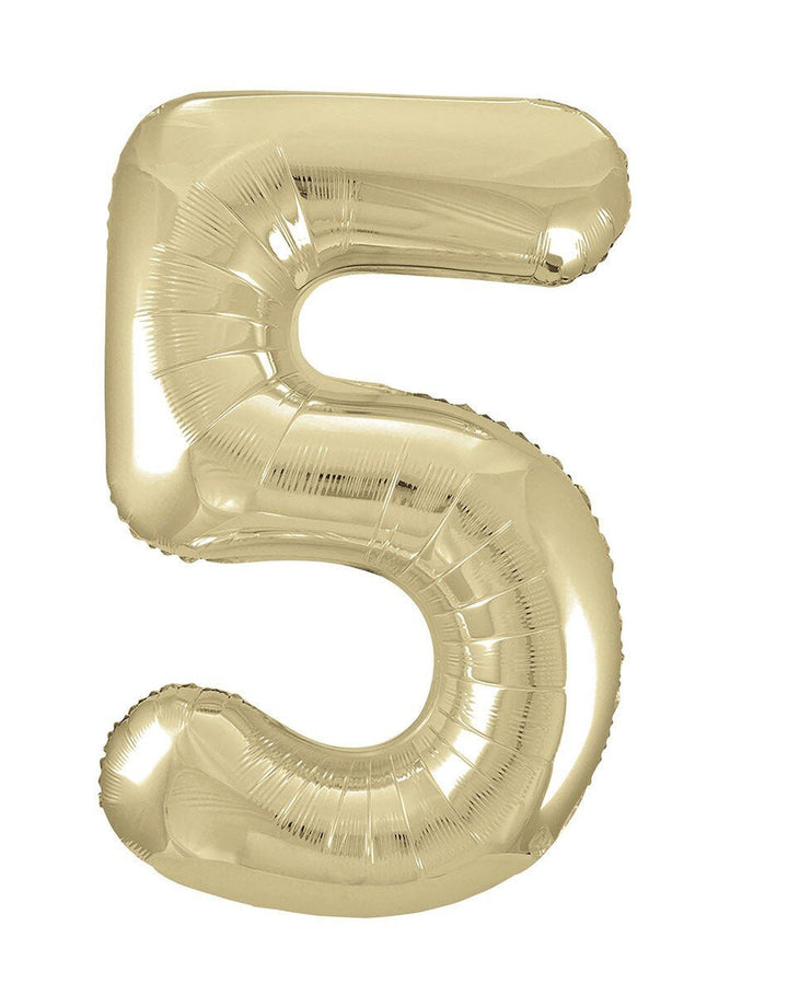 34" Jumbo Number Foil Balloon - Number 5 ( 16 Colours ) - Everything Party