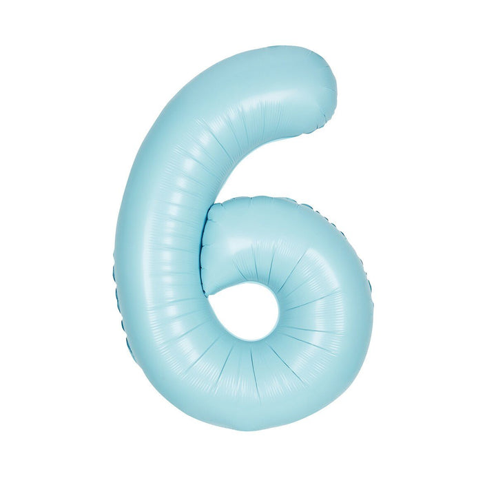 34" Jumbo Number Foil Balloon - Number 6 ( 16 Colours ) - Everything Party