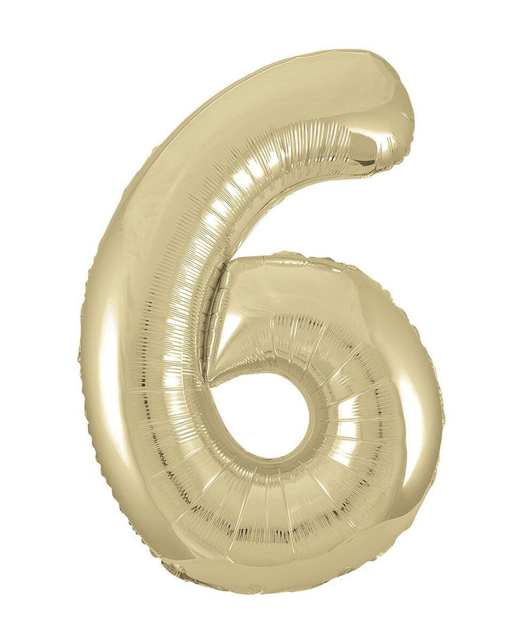 34" Jumbo Number Foil Balloon - Number 6 ( 16 Colours ) - Everything Party