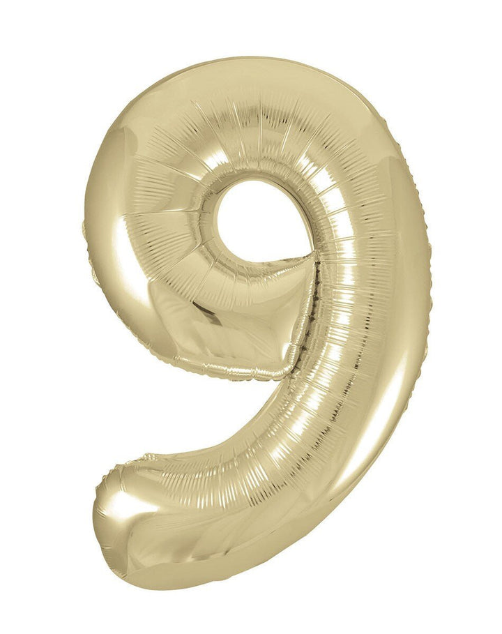 34" Jumbo Number Foil Balloon - Number 9 ( 16 Colours ) - Everything Party