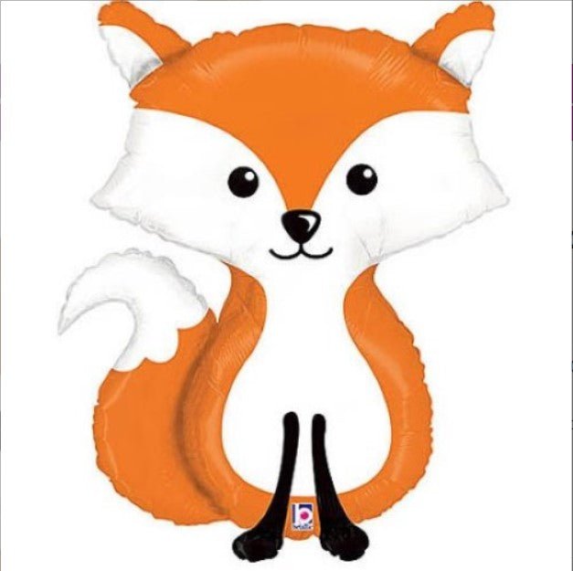 36" Licensed Woodland Fox SuperShape Foil Balloon - Everything Party