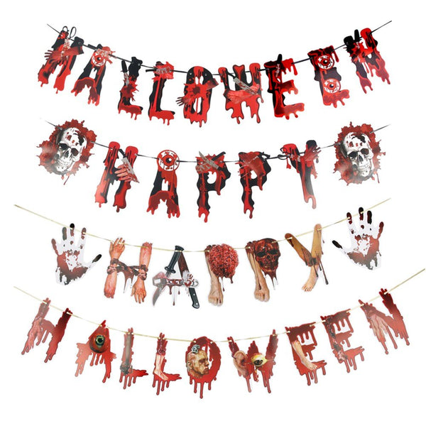 3m Bloody Happy Halloween Banner - Everything Party