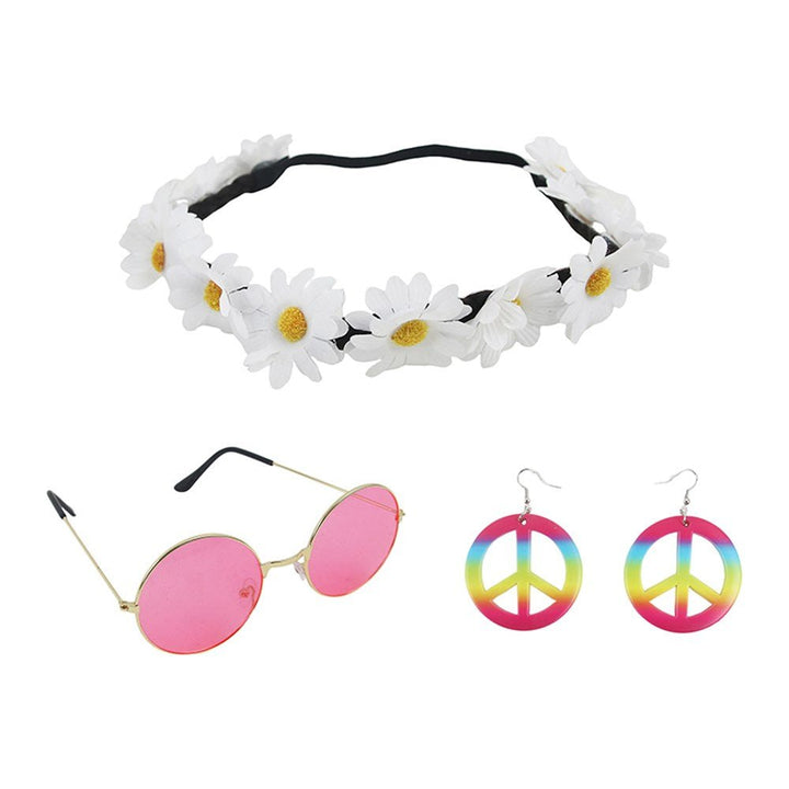 3pcs Hippie Dress Up Accessories Set - Everything Party