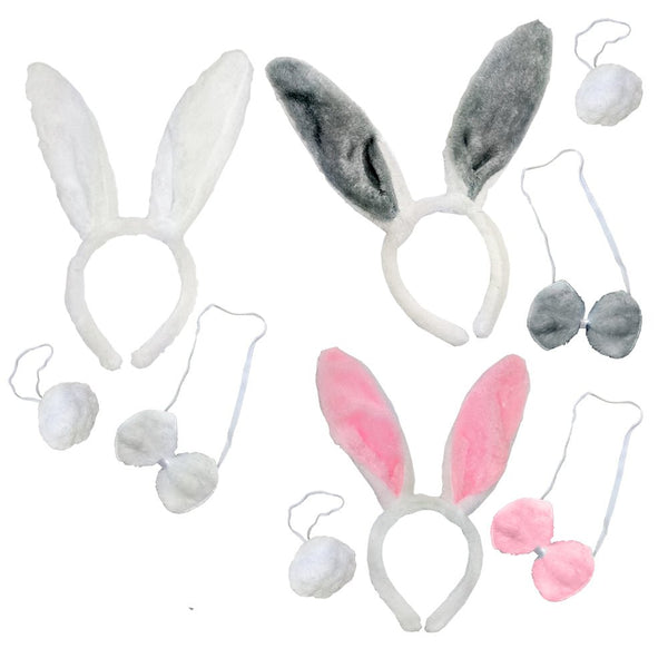 3pcs Plush Bunny Dress Up Costume set - Everything Party