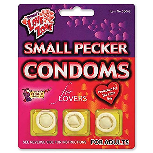 3pk Hens Party Small Pecker Novelty Condoms - Everything Party