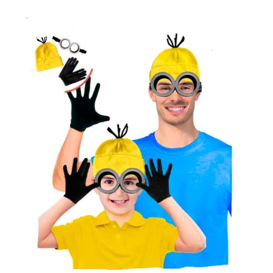 3pk Minion Style Costume Accessory Set - Everything Party