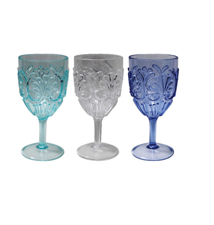 400ml Reusable Embossed Wine Glass - Everything Party
