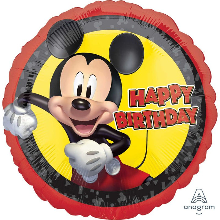 45cm Anagram Mickey Mouse Forever Birthday Foil Balloon - Everything Party