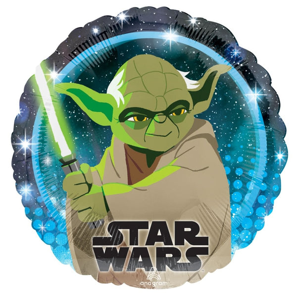 46cm Anagram Star Wars Yoda Foil Balloon - Everything Party