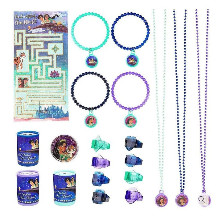 48pk Disney Aladdin Mixed Party Favors Value Pack - Everything Party