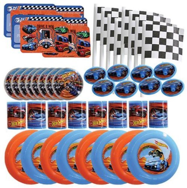 48pk Hot Wheels Wild Racer Mix Party Favor Mega Value Pack - Everything Party