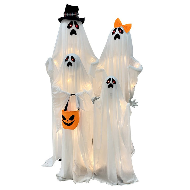 4pcs Standing Light Up Ghost Family - Everything Party