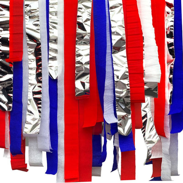 4th July Patriotic Celebrate Crepe Streamers Kit - Everything Party