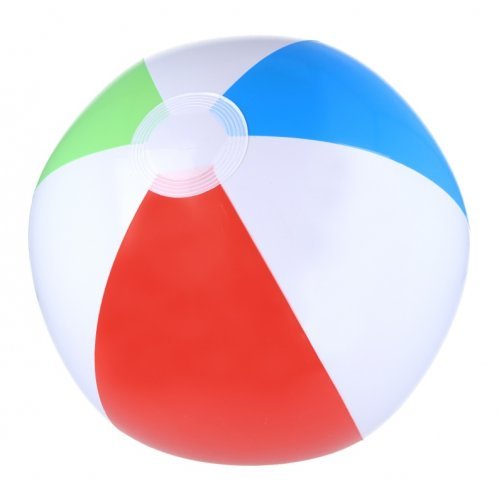 50cm Inflatable Tricolour Beach Ball - Everything Party