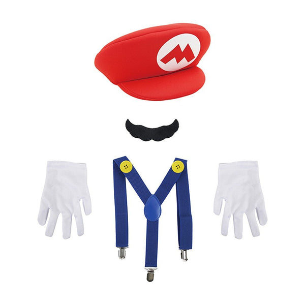 5pcs Mario Style Instant Dress Up Set - Everything Party