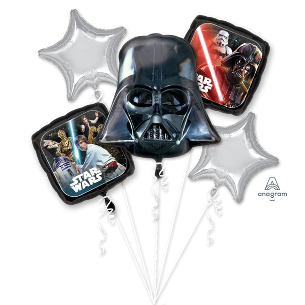 5pk Anagram Licensed Star Wars Classic Foil Balloon Bouquet Kit - Everything Party