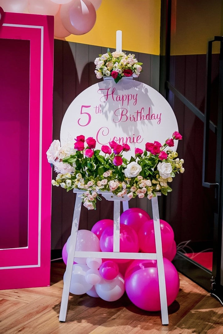 5th Birthday Barbie theme party decoration with Barbie Box - Everything Party