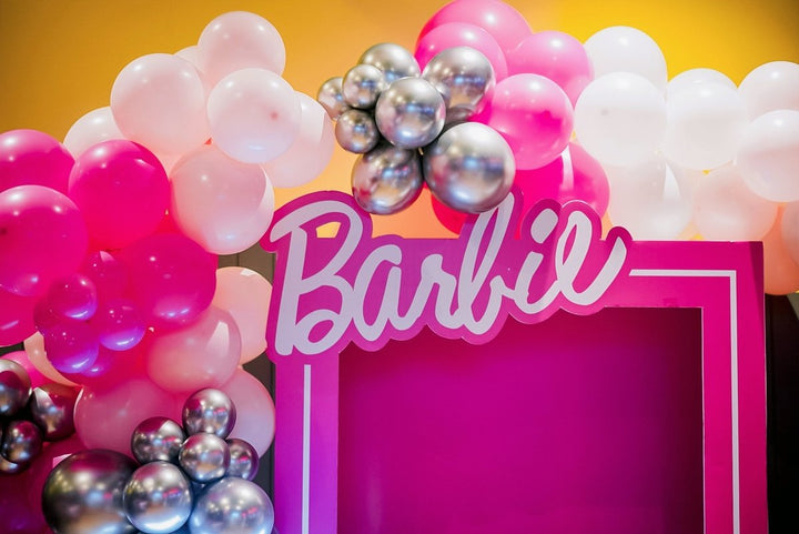 5th Birthday Barbie theme party decoration with Barbie Box - Everything Party