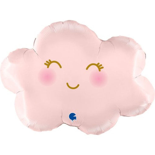 61cm Foil Shape Cloud Satin Pastel Pink - Everything Party