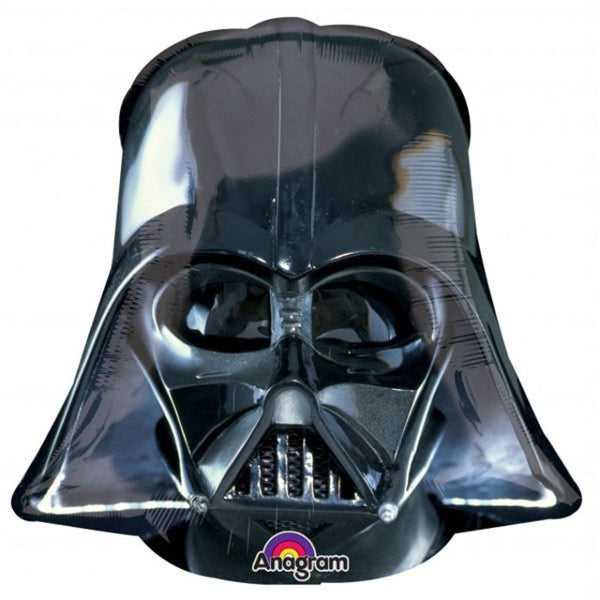 63cm Anagram Supershape Star Wars Darth Vader Helmet Foil Balloon - Everything Party