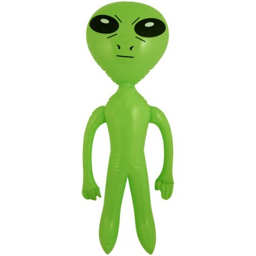 64cm Inflatable Green Alien - Everything Party