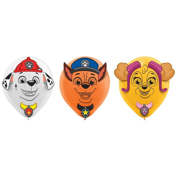 6pk Paw Patrol Adventures Latex Balloon Kits - Everything Party