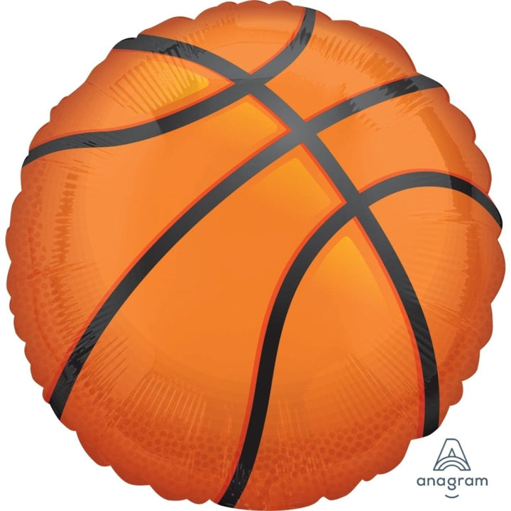 71cm Anagram Jumbo Supershape Basketball Foil Balloon - Everything Party