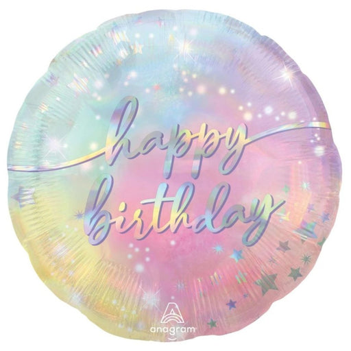 71cm Anagram SuperShape Luminous Happy Birthday Foil Balloon - Everything Party