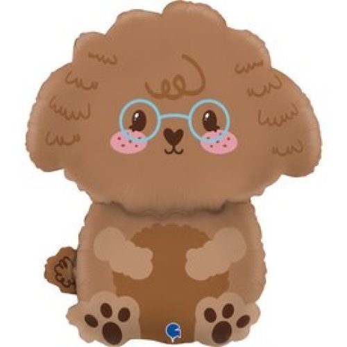 71cm Cute Toy Poodle Foil Balloon - Everything Party