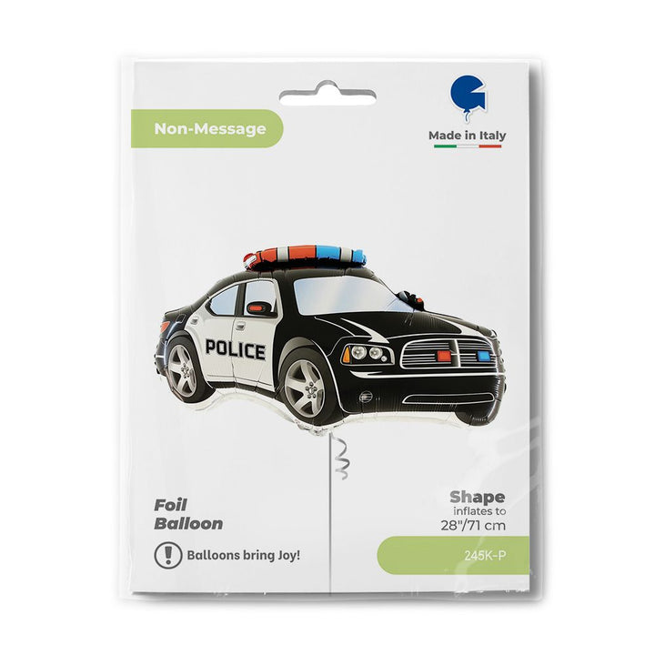 71cm Grabo Police Car Shape Foil Balloon - Everything Party