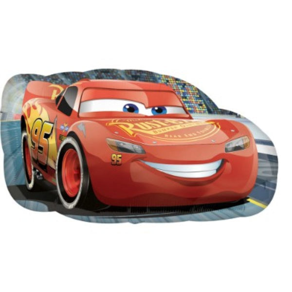 76cm Anagram Disney Cars Shape Lightning Mcqueen Foil Balloon - Everything Party