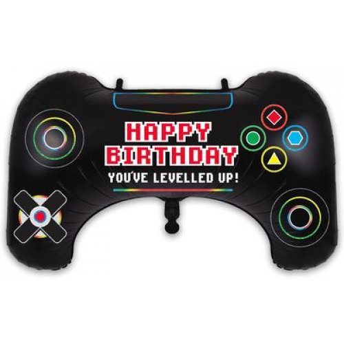 78cm Birthday Game Controller Shape Foil Balloon - Everything Party