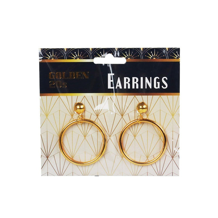 80's Gold Hoop Earrings - Everything Party