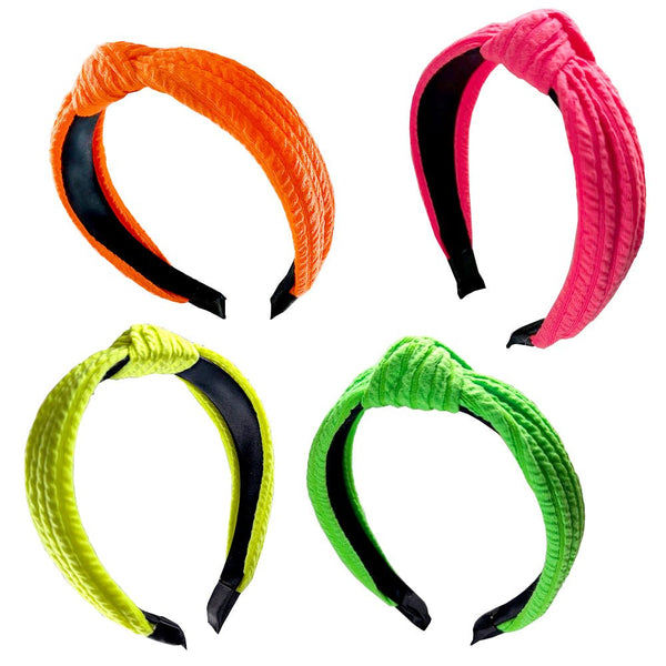 80s Neon Knotted Headband - Everything Party