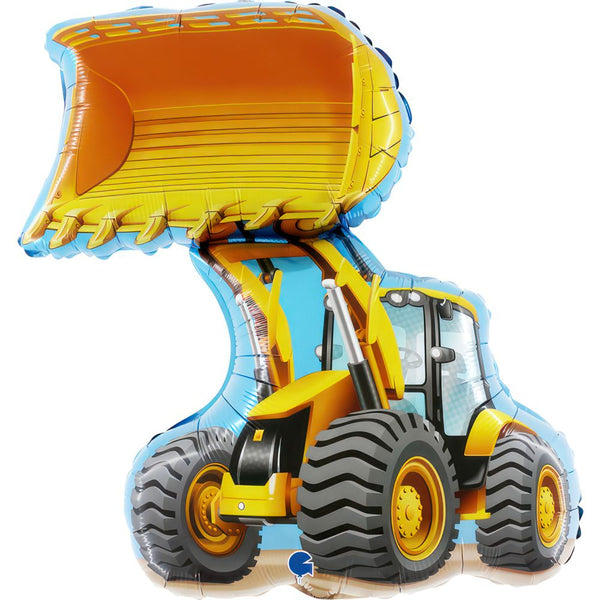 81cm Grabo Bulldozer Shape Construction Loader Foil Balloon - Everything Party