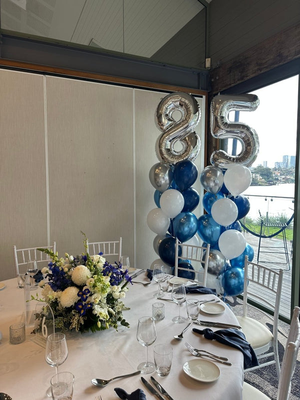 85th Birthday Jumbo Foil Number Helium Balloon Bouquet - Everything Party